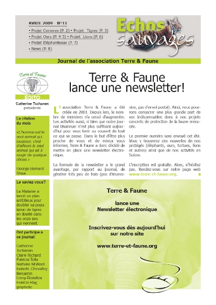 Echos sauvages 11 - Couverture