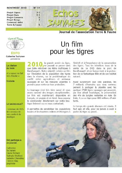 Echos sauvages 14 - Couverture
