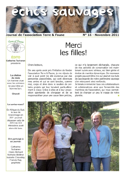 Echos sauvages 16 - Couverture