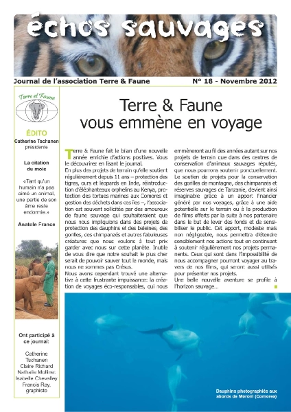 Echos sauvages 18 - Couverture