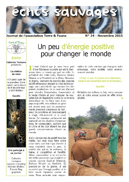 Echos sauvages 24 - Couverture