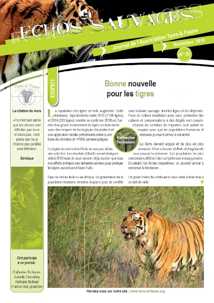 Echos sauvages 30 - Couverture
