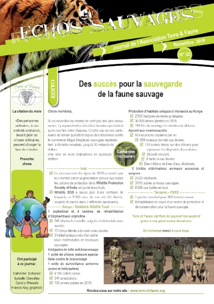 Echos sauvages 32 - Couverture