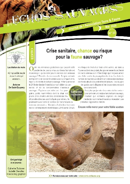 Echos sauvages 33 - Couverture