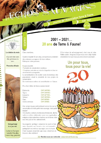 Echos sauvages 35 - Couverture