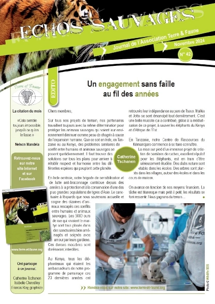 Echos sauvages 42 - Couverture