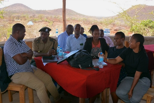 Participants à une conférence au KRC