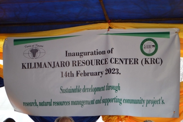 Bannière de l'inauguration du KRC