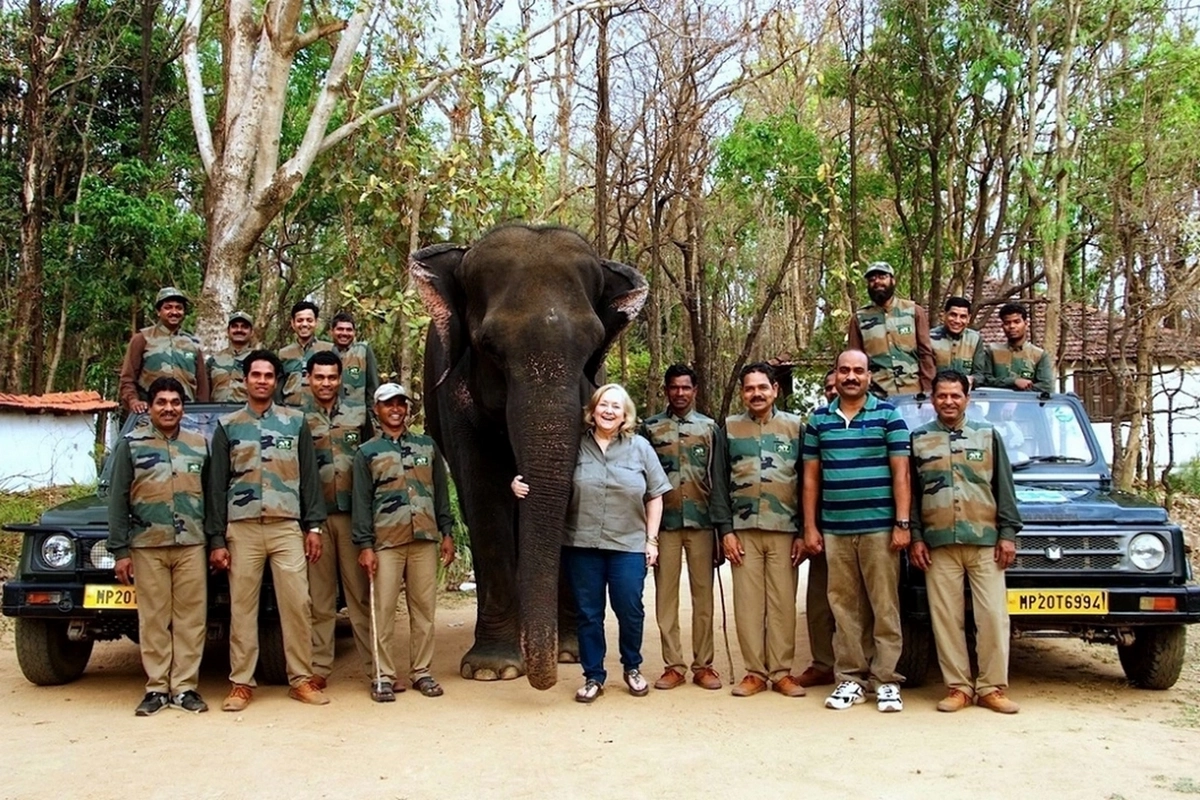 L'équipe de la WPSI avec Belinda Wright L'équipe de la WPSI avec Belinda Wright
