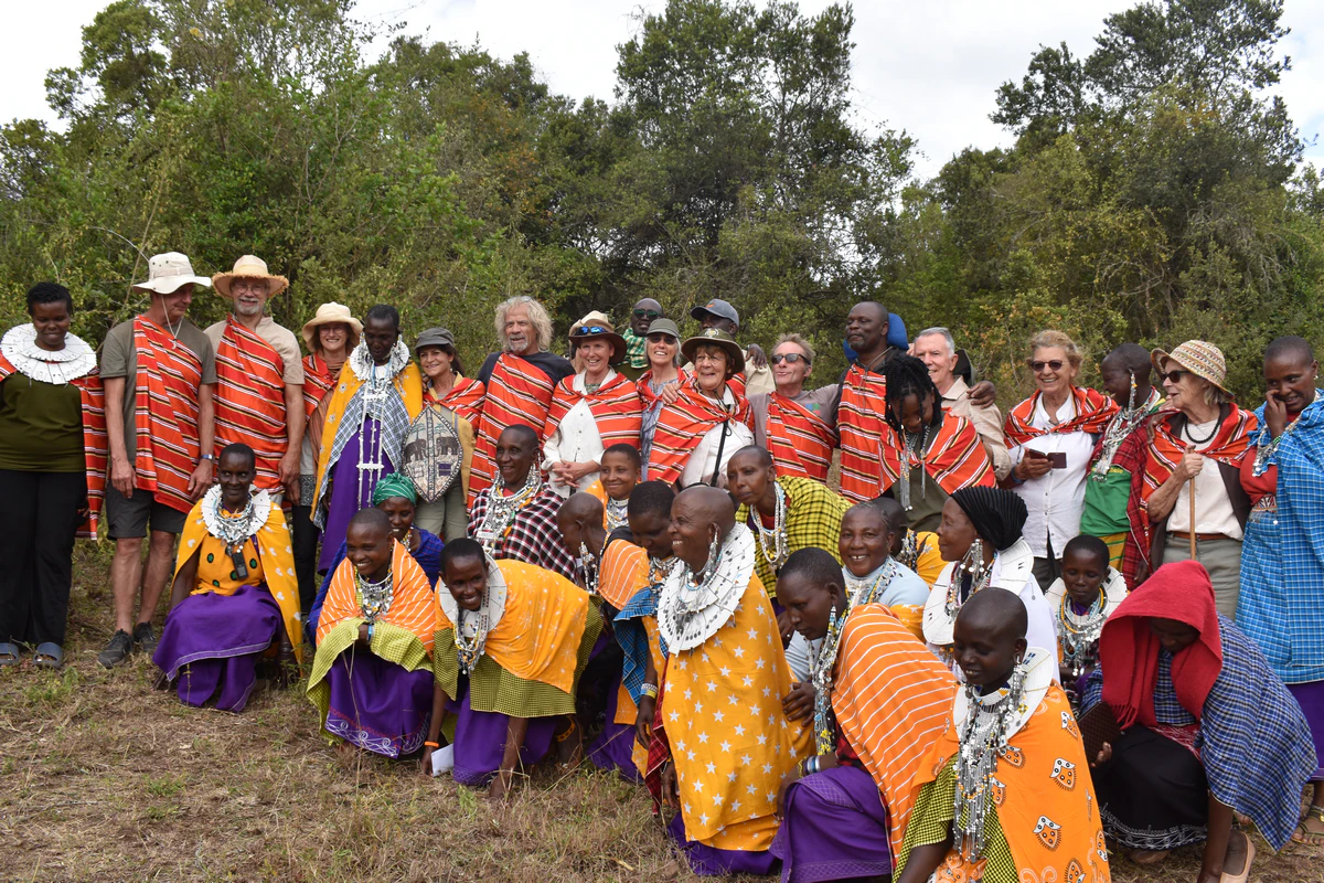 Membres de Terre et Faune en visite